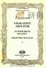 thesaurus musicus No.14 selected sonatas for piano Ⅱ Z.2843   1961  PDF电子版封面     