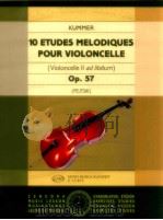 10 Etudes Mélodiques pour Violoncelle Violoncelle Ⅱ ad libitum Op.57 Pejtsik Z.13 873   1991  PDF电子版封面     