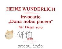 Invocatio   1994  PDF电子版封面    Wunderlich 
