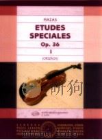 Etudes speciales op.36 Ⅰ z.2244   1957  PDF电子版封面     