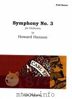 Symphony No.Ⅲ for orchestra     PDF电子版封面    Howard Hanson 