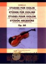 Studies for Violin with accompaniment of a second Violin Op.68（1976 PDF版）