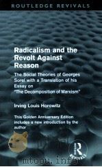 RADICALISM AND THE REVOLT AGAINST REASON（1968 PDF版）