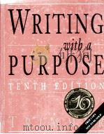 WRITING WITH A PURPOSE  TENTH EDITION     PDF电子版封面    JOSEPH F.TRIMMER 