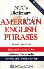 NTC'S DICTIONARY OF AMERICAN ENGLISH PHRASES     PDF电子版封面    RICHARD A.SPEARS 