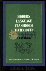 MODERN LANGUAGE CLASSROOM TECHNIQUES A HANDBOOK（ PDF版）