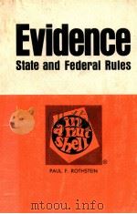 EVIDENCE  IN A NUTSHELL:STATE AND FEDERAL RULES  SECOND EDITION（1981 PDF版）