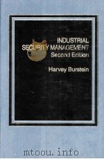 INDUSTRIAL SECURITY MANAGEMENT  SECOND EDITION（1986 PDF版）