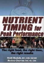 nutrient timing for peak performance     PDF电子版封面     