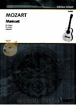 Menuet for Guitar GA 117   1928  PDF电子版封面     