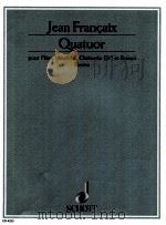 quartet pour fl?te hautbois clarinette si? et basson parties ED 4222   1983  PDF电子版封面    Jean Franaix 