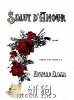 Salut D'Amour original piano version in E ED 11171   1901  PDF电子版封面    Edward Elgar 