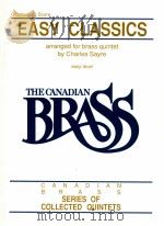 Easy Classics arranged for brass quintet（1989 PDF版）