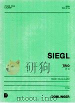 Trio OP.94  Violine Viola & Klavier 07 226   1938  PDF电子版封面    Otto Siegl 