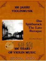 The Late Baroque z.8960   1983  PDF电子版封面     
