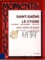 Le cygne pour violon et piano z.13725（1991 PDF版）
