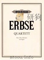 QUARTETT FUR HOLZBLASER nr.8158   1970  PDF电子版封面    Heimo Erbse 