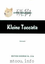 Kleine Toccata Klavierausgabe Edition Sikorski Nr.2156   1946  PDF电子版封面     