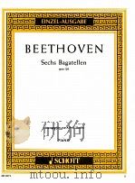 Sechs Bagatellen opus 126 Piano   1954  PDF电子版封面     