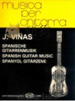 spanish guitar music z.8756   1979  PDF电子版封面    Jose vinas 