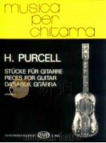 pieces for guitar z.8537   1982  PDF电子版封面    Purcell 
