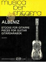 pieces for guitar z.8818   1979  PDF电子版封面    Albéniz 