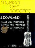 Dowland dances and fantasies z.8769   1980  PDF电子版封面    Dowland 