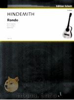 Rondo fur 3 guitars GA 412   1997  PDF电子版封面    Paul Hindemith 