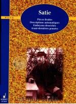 Klavierwerke Piano Works·Oeuvres pour piano Band 3/Volume 3   1999  PDF电子版封面  3795754453  Erik Satie 