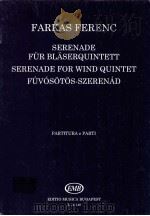 z.14148Serenade for wind quintee z14148   1956  PDF电子版封面    Farkas Ferenc 