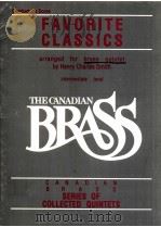 Favorite Classics arranged for brass quintet   1989  PDF电子版封面     