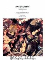 Five Quartets for Four Horns   1998  PDF电子版封面    Johannes Brahms 