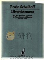 divertissement for oboe clarinet bassoon   1956  PDF电子版封面     