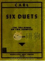 Six Duets for two Horns   1956  PDF电子版封面    M.Carl 
