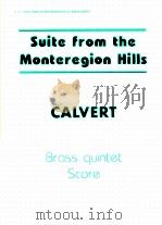 Suite from the Monteregion Hills Brass Quintet   1976  PDF电子版封面     