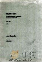 Quintett für Englisch horn 2 Violinen Viola und Violoncello Opus 43a   1955  PDF电子版封面    Jan Koetsier 