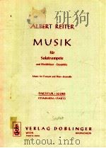 Music for Trumpet And brass Ensemble score   1972  PDF电子版封面    Albert Reiter 