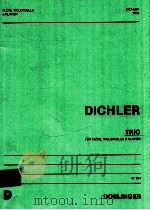 Trio für Fl?te Violoncello & Klavier 07 324   1986  PDF电子版封面    Josef Dichler 