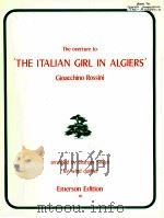 the overture to 'The italian girl in algiers' for wind quintet Emerson Edition 131（1989 PDF版）
