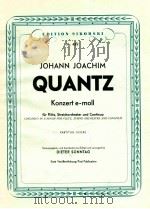 concerto in e-minor for Flute String orchestra and Continuo score first publication Nr.489   1959  PDF电子版封面     