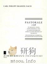 carl philipp emanuel bach Pastorale a-moll für oboe fl?te violine Fagott violoncello viola da Gamba（1975 PDF版）