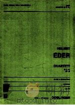 Quartett S.C.H. Op.80 Fl?te & Streichtrio stimmen 06 767   1986  PDF电子版封面    Helmut Eder 
