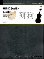 Sonate for viola and piano opus 11/4 ED 1976   1950  PDF电子版封面    Paul Hindemith 