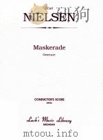 Maskerade Overture conductor's score 09936     PDF电子版封面    Carl Nielsen 