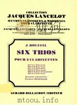 Six Trios pour 3 clarinettes op 7 n°3 trio en fa（1977 PDF版）