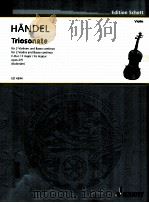 Triosonate fur zwei Violinen und Basso continuo for 2 Violins and Basso continuo F major opus 2/5   1957  PDF电子版封面     