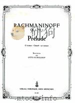 OP.3 NR.2 Prelude C# minor·Cismoll·ut # mineur   5  PDF电子版封面    S.Rachmaninoff 