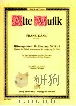Quintet for wind instruments Bb-major op.56 No.1 for flute oboe clarinet Bb horn F and bassoon   1941  PDF电子版封面    Franz danzi 