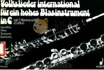 Volkslieder international fur ein hohes Blasinstrument in C do.ut ed 6832   1979  PDF电子版封面     