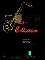 sonate fur altsaxophon und kalvier n 3701   1990  PDF电子版封面    Eric Baumann 